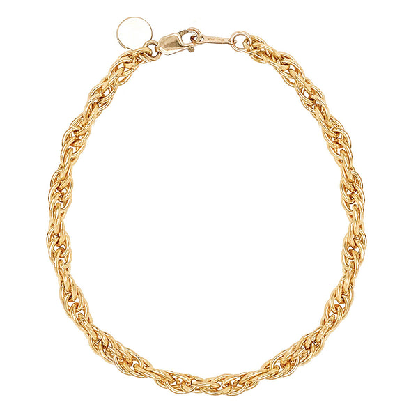 bracelet - Corinne Chain Bracelet Gold Filled - Girl Intuitive - Mod + Jo -