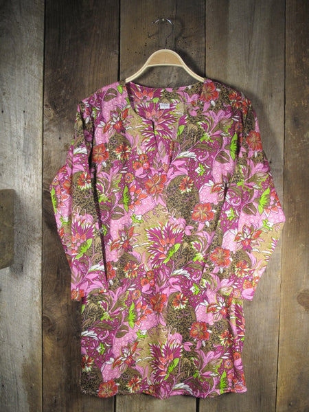 Tunic - Cotton Tunic Top Lush Floral - Girl Intuitive - Nusantara -