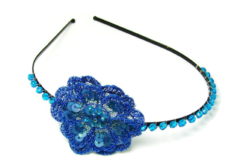 Hair - Crochet Flower Headband - Girl Intuitive - WorldFinds -