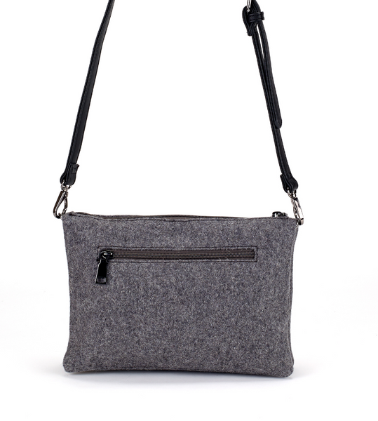 Bags - Double Envelope Crossbody Bag in Shearling - Girl Intuitive - Christian Livingston -