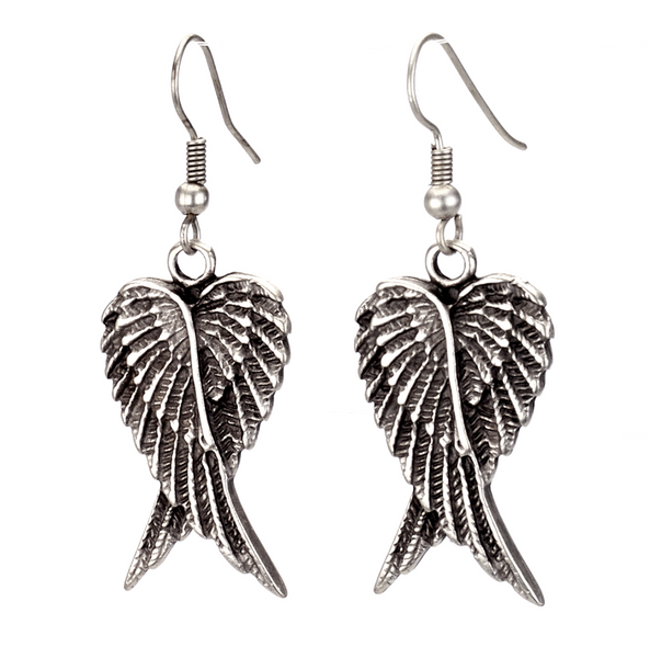 earrings - Crossover Wing Earrings - Girl Intuitive - Island Imports -