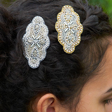 Hair - Deco Hair Clip Gold - Girl Intuitive - WorldFinds -