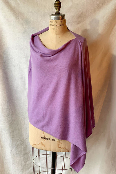 Poncho - Dolma Cashmere Poncho Lilac - Girl Intuitive - Dolma -