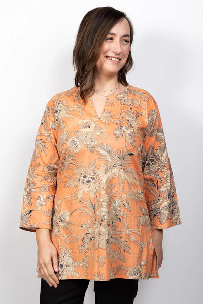 Dolma Esme Cotton Tunic Peach