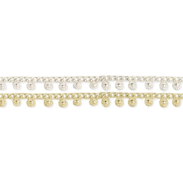 anklet - Ethnic Circles Anklet - Girl Intuitive - zad -