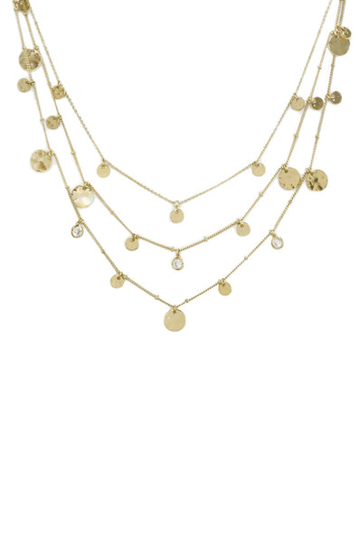 Necklace - Ettika All In Layered Crystal & Disc Necklace Set - Girl Intuitive - Ettika -