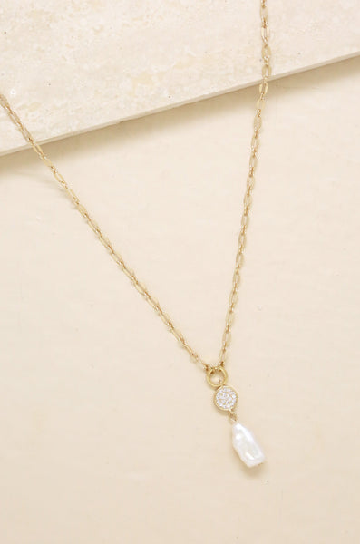 Necklace - Ettika Dainty Vibes Freshwater Pearl Necklace - Girl Intuitive - Ettika -