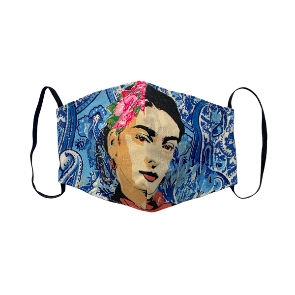 Mask - Frida Kahlo Face Mask with Filter Pocket - Girl Intuitive - Lumily -
