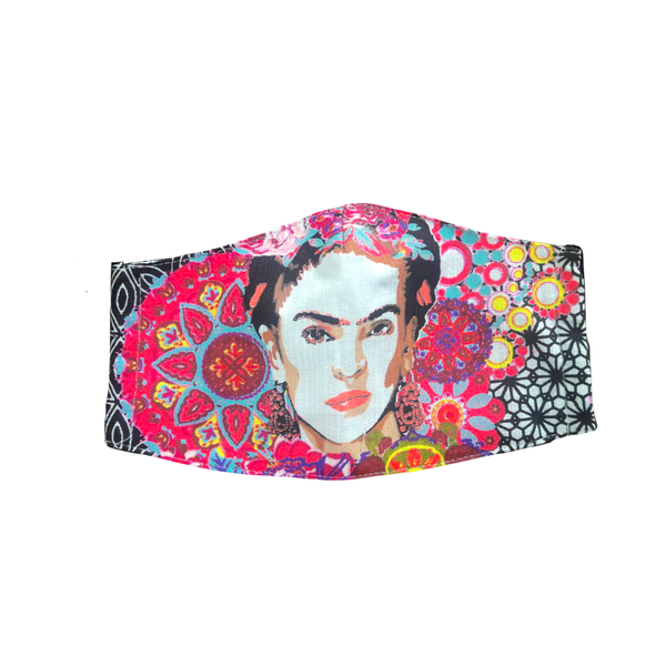 Mask - Frida Kahlo Face Mask with Filter Pocket - Girl Intuitive - Lumily -