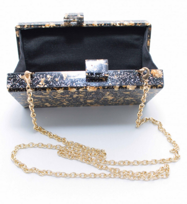 Bags - Gold Leaf Clutch - Girl Intuitive - Zenzii -