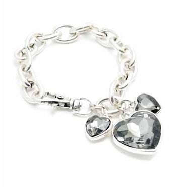 bracelet - Heart Will Go On Bracelet - Girl Intuitive - Zenzii - Black