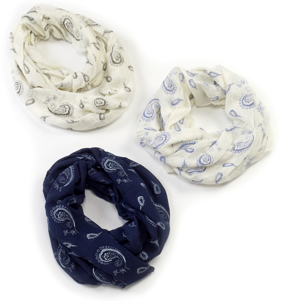 Scarves - Infinity Paisley Scarf - Girl Intuitive - Christian Livingston -