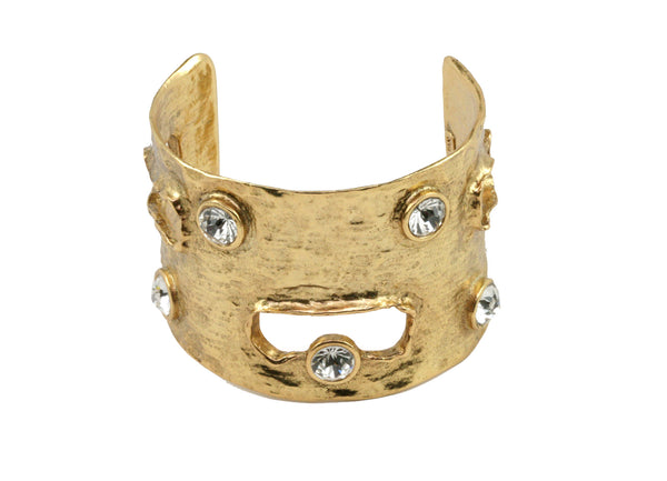 bracelet - Gold Ox Cuff - Girl Intuitive - Karine Sultan -