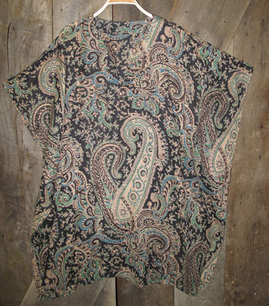 Kaftan - Kaftan Paisley Black - Girl Intuitive - Nusantara -