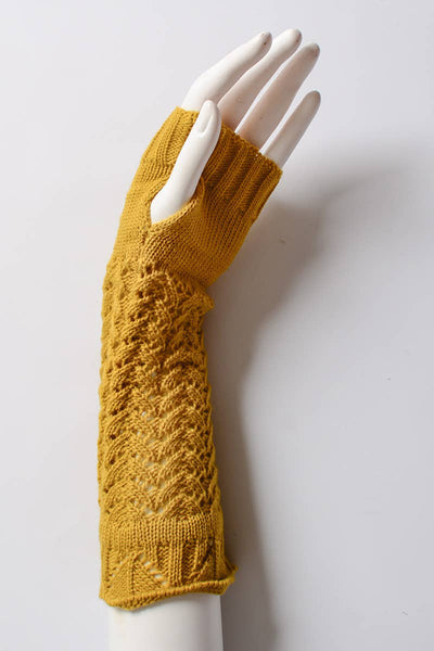 Gloves - Knitted Arm Warmers - Girl Intuitive - Leto -
