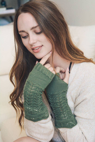 Gloves - Knitted Arm Warmers - Girl Intuitive - Leto -