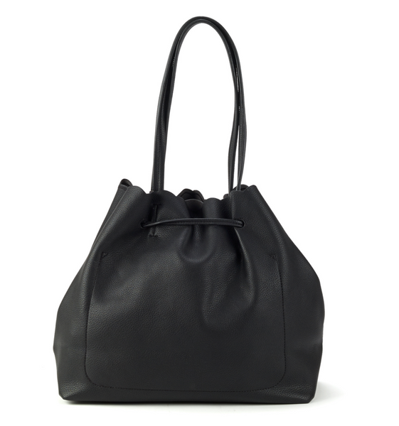 Bags - Large Cutwork Tote Bag Black - Girl Intuitive - Christian Livingston -