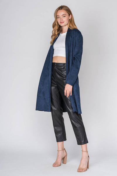 Jacket - Long Suede Trench Coat - Girl Intuitive - Fore Collection -