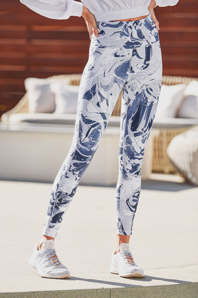 Leggings - Mono B Palette Abstract Highwaist Leggings - Girl Intuitive - Mono B -