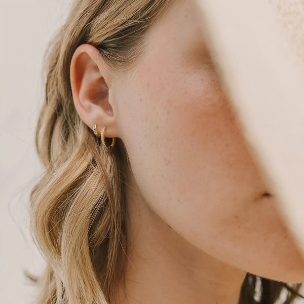 earrings - Mod + Jo Eloise Hoop Earrings - Girl Intuitive - Mod + Jo -