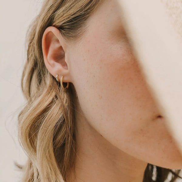 earrings - Mod + Jo Eloise Hoop Earrings - Girl Intuitive - Mod + Jo -