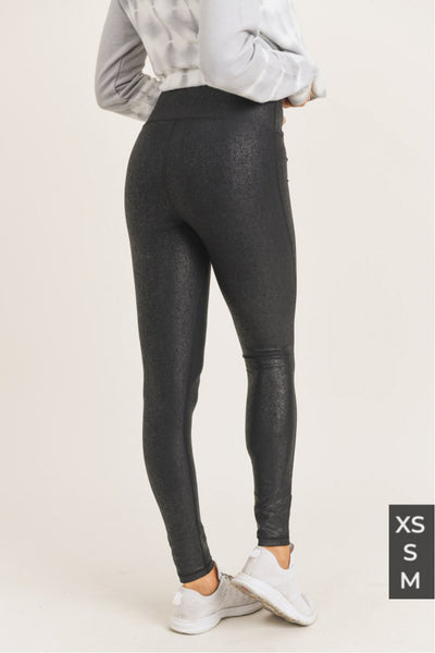 Mono B Crackle Glaze Foil Highwaist Leggings – Girl Intuitive