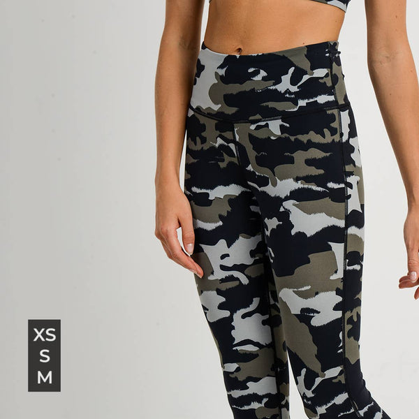 Leggings - Mono B Jungle Camo Highwaist Leggings - Girl Intuitive - Mono B -