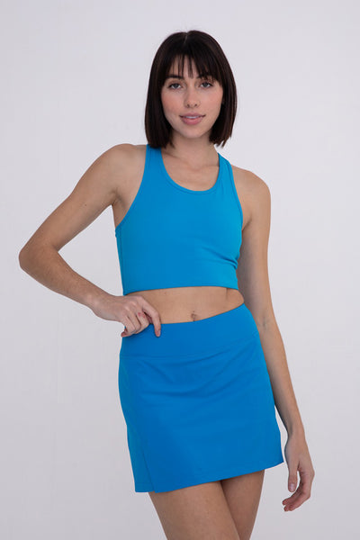 Mono B Extreme Racer Fitted Cropped Tank