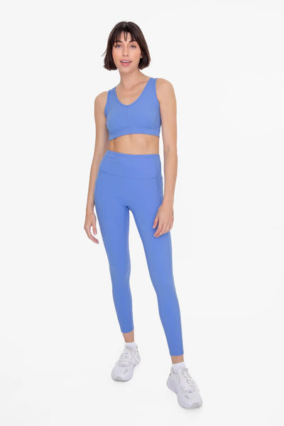 Mono B No Front Seam Lycra-Blend Swoop Leggings