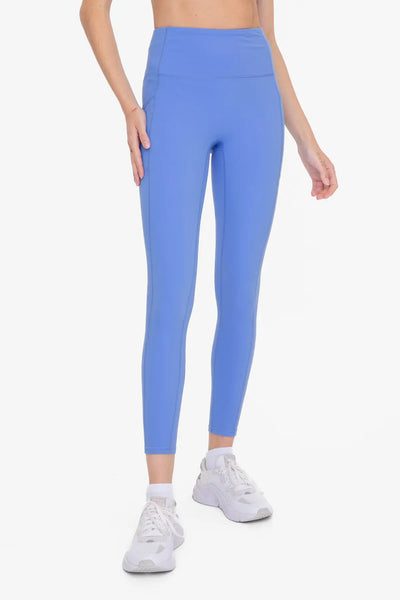 Mono B No Front Seam Lycra-Blend Swoop Leggings