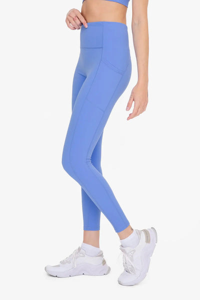 Mono B No Front Seam Lycra-Blend Swoop Leggings