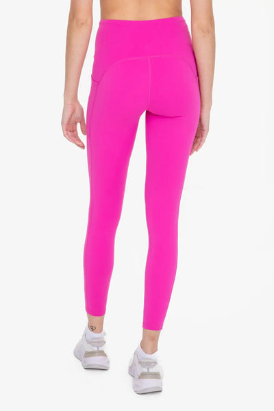 Mono B No Front Seam Lycra-Blend Swoop Leggings