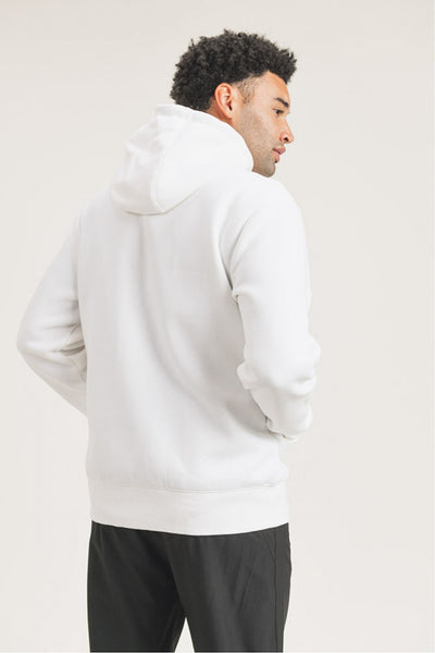 Men - Mono B Men Essential Fleece Hoodie Jacket - Girl Intuitive - Mono B -