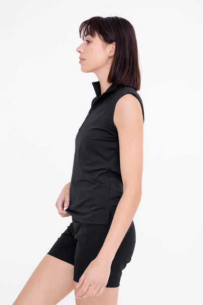 Mono B Mock Neck Golf Tank Top