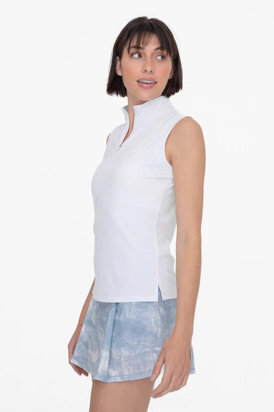 Mono B Mock Neck Golf Tank Top