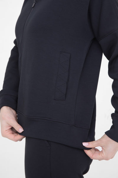 Mono B Modal-Blend Zip-Up Jacket