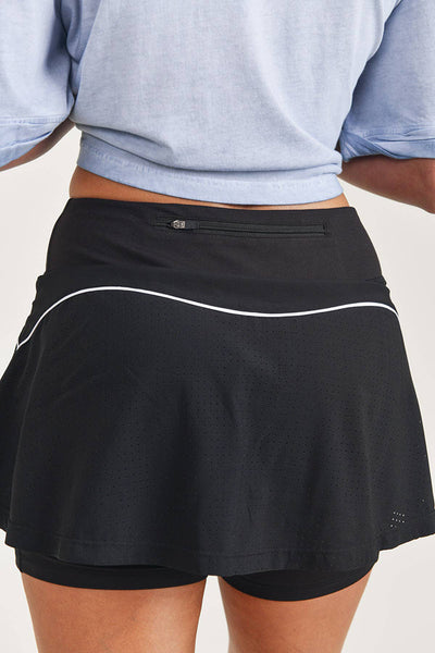 Skorts - Mono B Wavelength Tennis Skort - Girl Intuitive - Mono B -