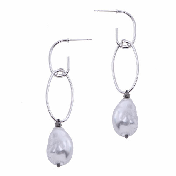 earrings - Nakamol Regina Pearl Earrings - Girl Intuitive - Nakamol -