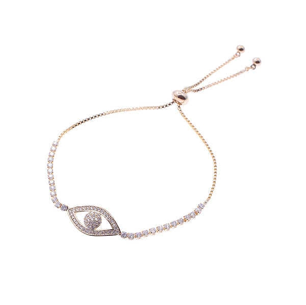 bracelet - Nakamol Evil Eye Pull Chain Bracelet - Girl Intuitive - Nakamol -