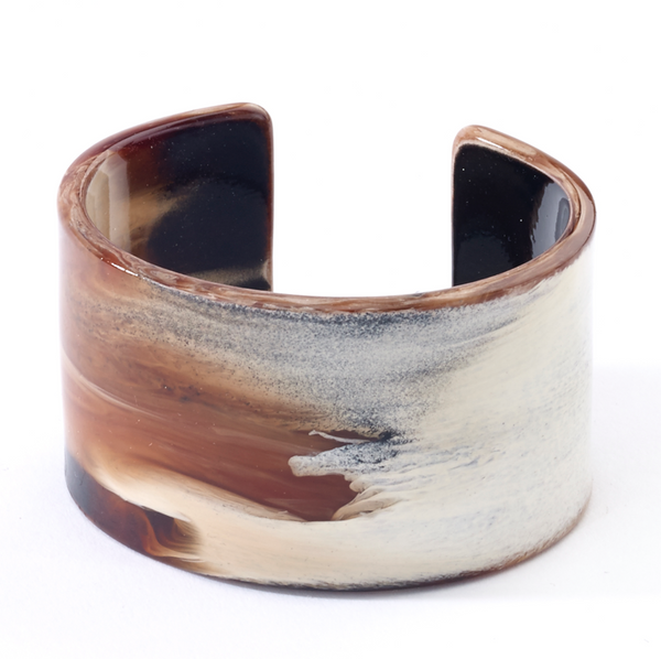 bracelet - Natural Cuff Bracelets - Girl Intuitive - Island Imports - Brown