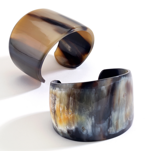 bracelet - Natural Horn Cuff Bracelet - Girl Intuitive - Island Imports -