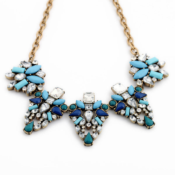 Necklace - Necessary Blue Statement Necklace - Girl Intuitive - Girl Intuitive -