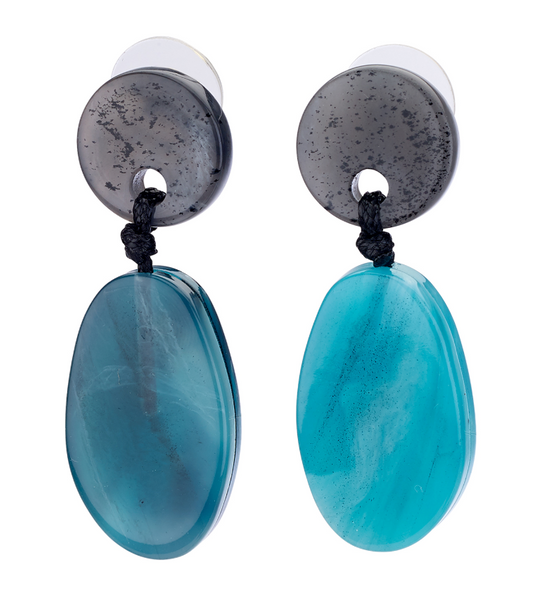 earrings - Ocean Resin Drop Earrings - Girl Intuitive - Island Imports -