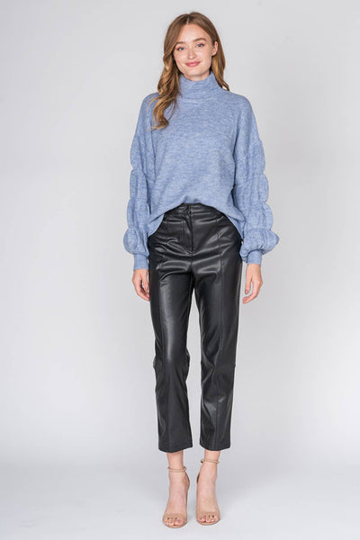 Sweater - Oversized Sweater with Sleeve Detail - Girl Intuitive - Fore Collection -