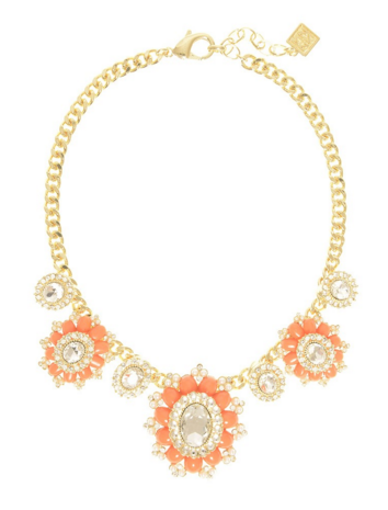 Necklace - Perfect Petal Stal Necklace - Girl Intuitive - Zenzii - orange