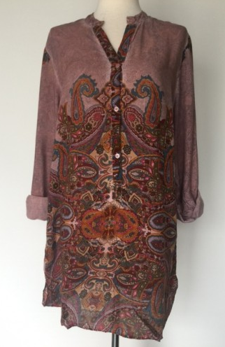 Tunic - Paisley Kurti in Rose - Girl Intuitive - Dolma -