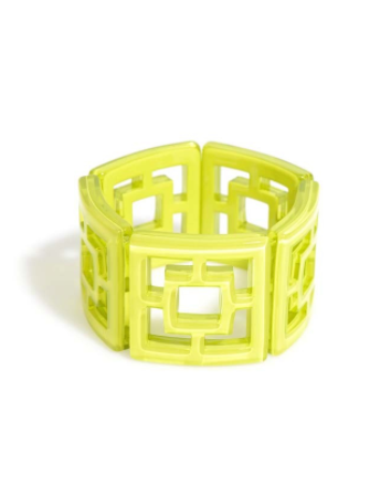 bracelet - Peeking Through Bracelet - Girl Intuitive - Zenzii - Lime