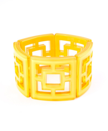 bracelet - Peeking Through Bracelet - Girl Intuitive - Zenzii - Yellow