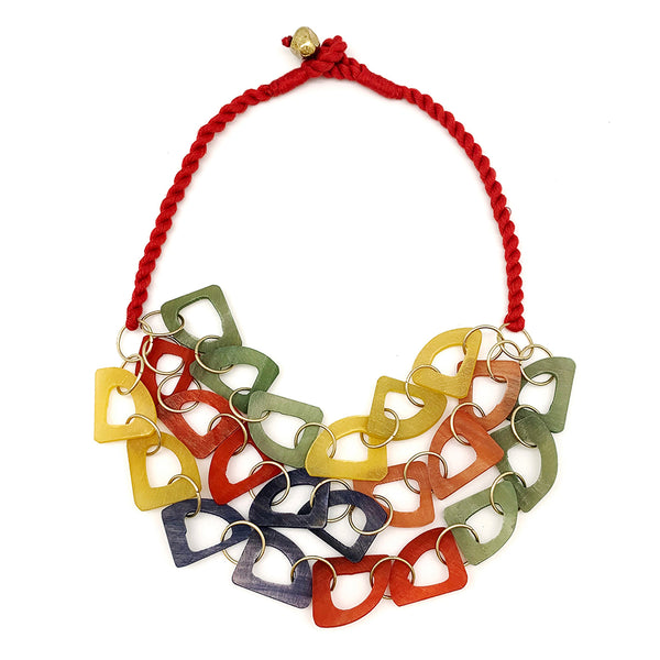 Necklace - Anju Omala Rainbow Collection Necklace - Girl Intuitive - Anju Jewelry -