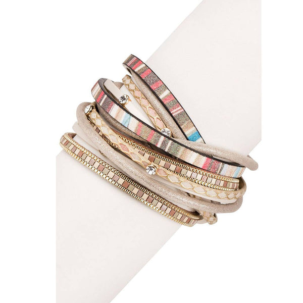 bracelet - SAACHI Mucho Gusto Wrap Bracelet - Girl Intuitive - SAACHI -